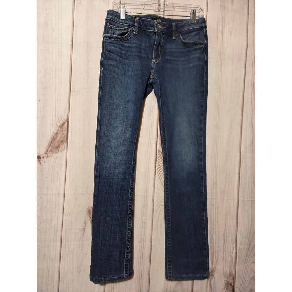 ANA A New Approach Womens Straight Leg Jeans‎ Dark Wash Size 28/6 Mid Rise